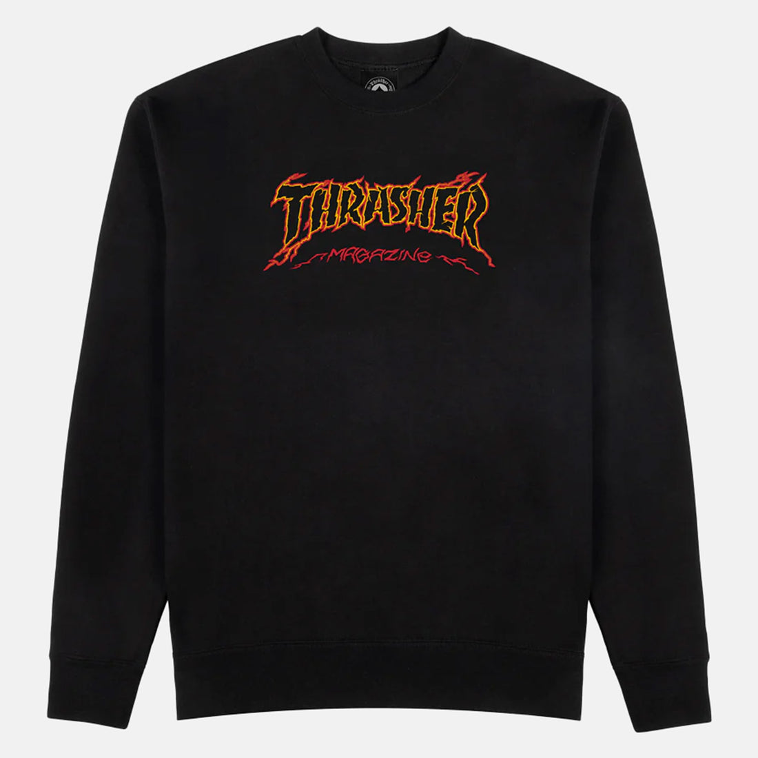 Thrasher Cracked Crewneck - Black Schwarz Bild 1
