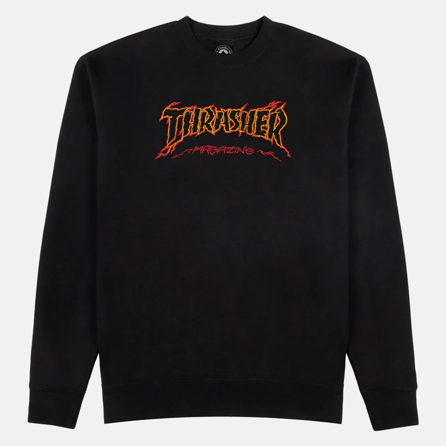 Thrasher Cracked Crewneck - Black Schwarz Bild 1