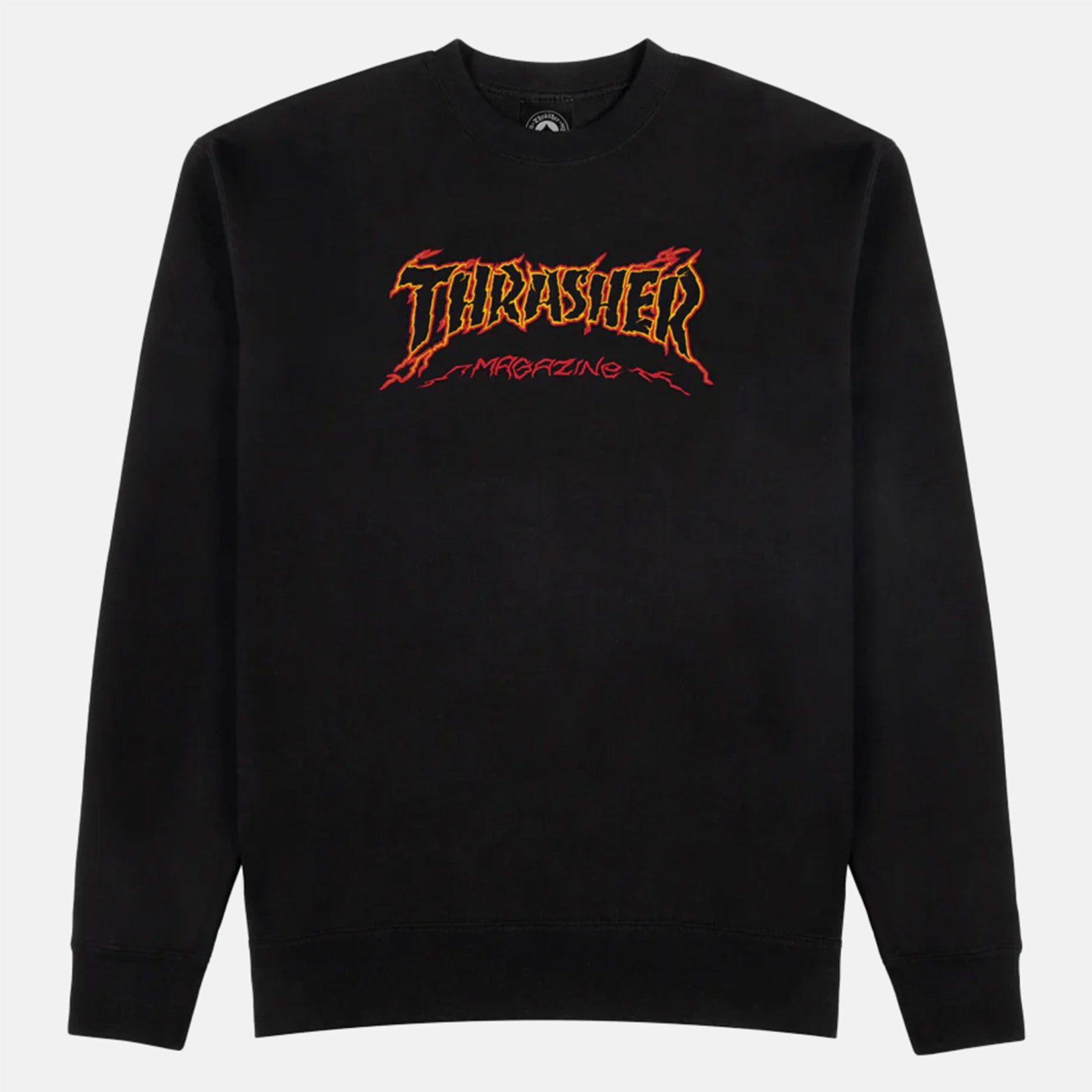 Thrasher Cracked Crewneck - Black Schwarz Bild 1