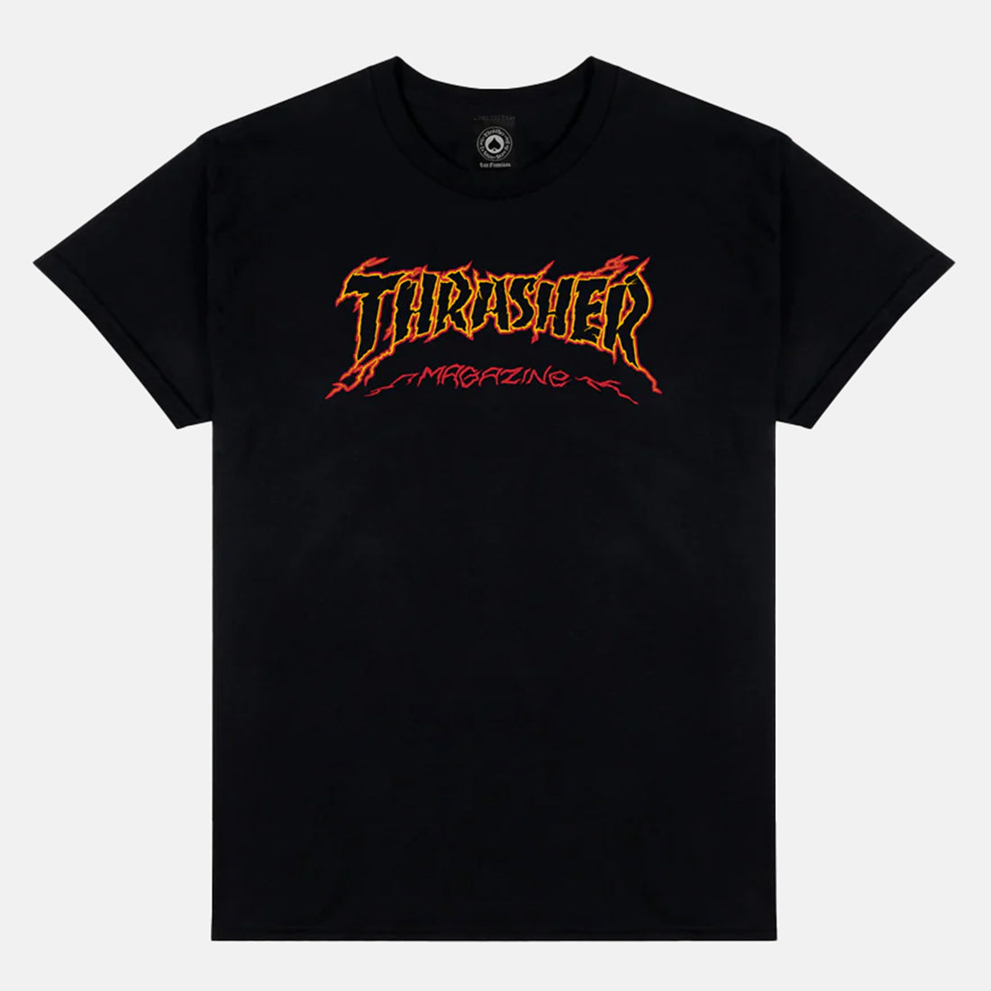 Thrasher Cracked T-Shirt - Black Schwarz Bild 1