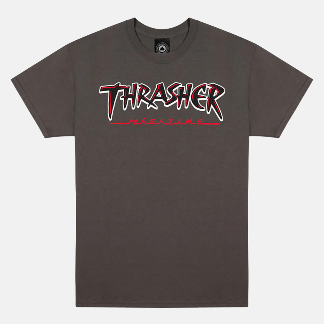 Thrasher Slash T-Shirt - Charcoal Grau Bild 1