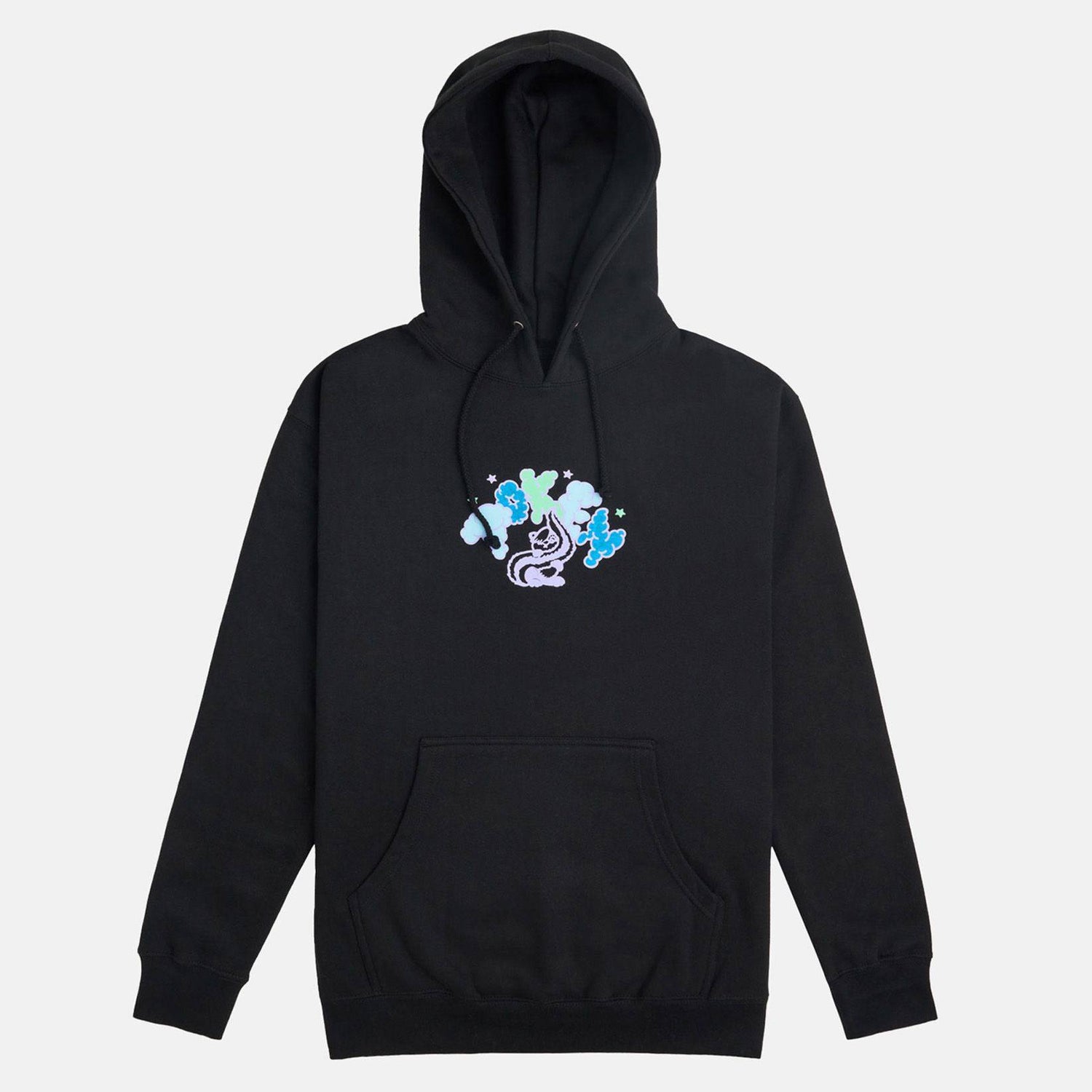 Token Skunk Hoodie - Black - Blowout Skateshop