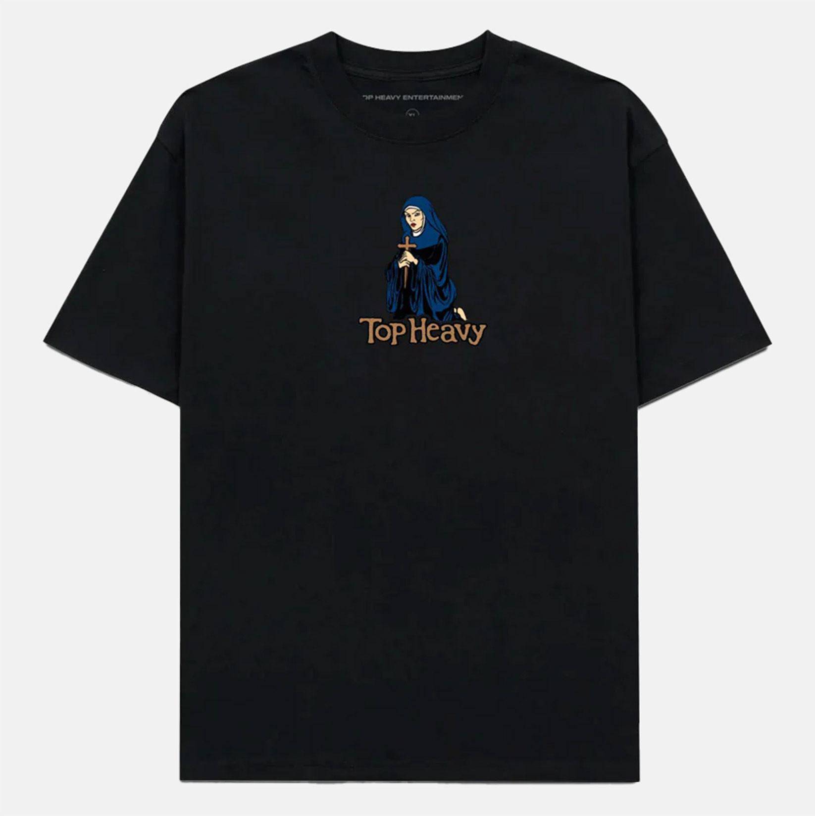 Top Heavy Unholy T-Shirt - Black - Blowout Skateshop