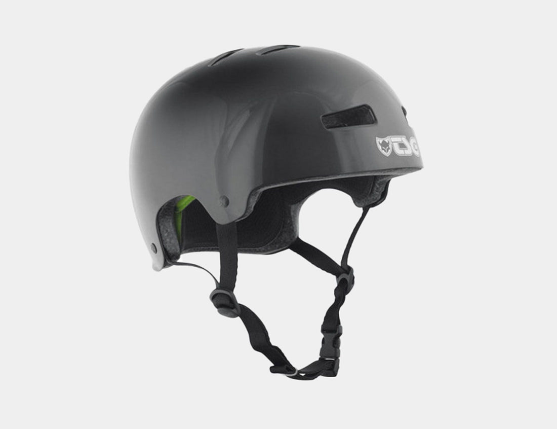 TSG Evolution Solid Colors Helm - Injected Black - Blowout Skateshop