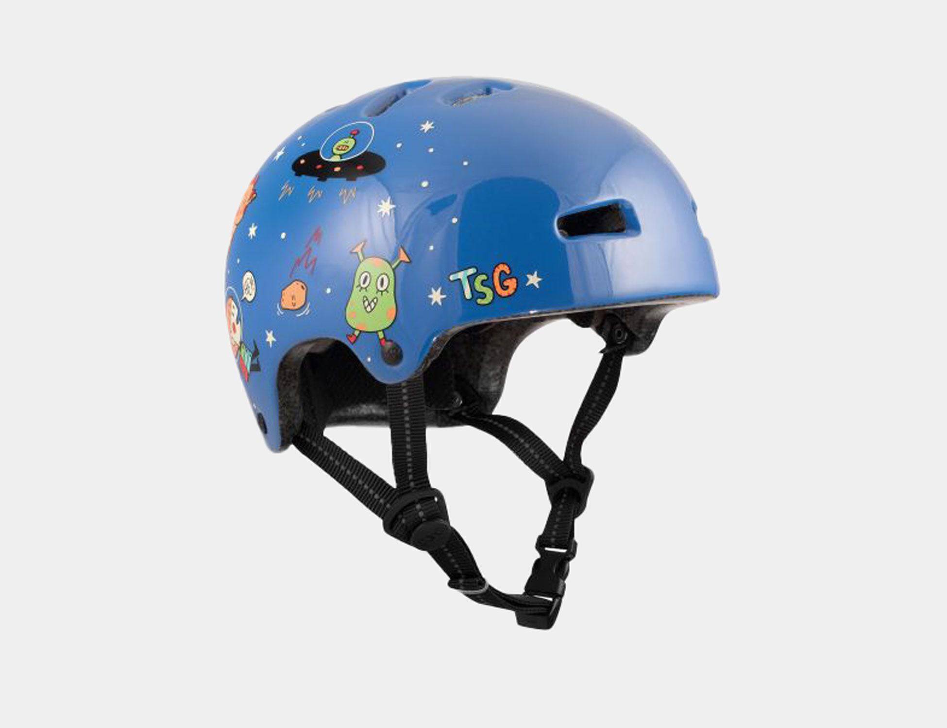 TSG Nipper Mini Graphic Design Kids Helm - Space Craze - Blowout Skateshop