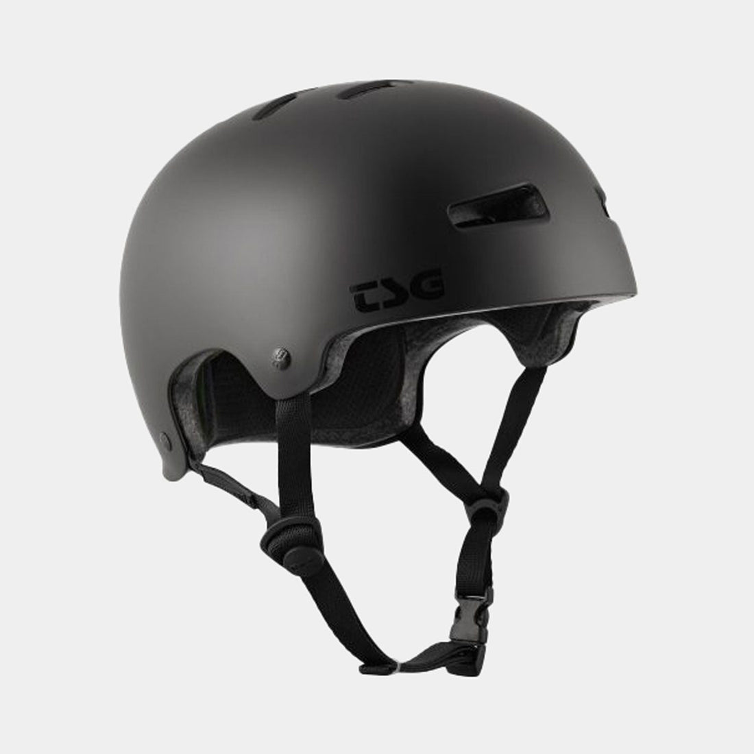 TSG Evolution Solid Colors Helm - Satin Dark Black Schwarz Bild 1