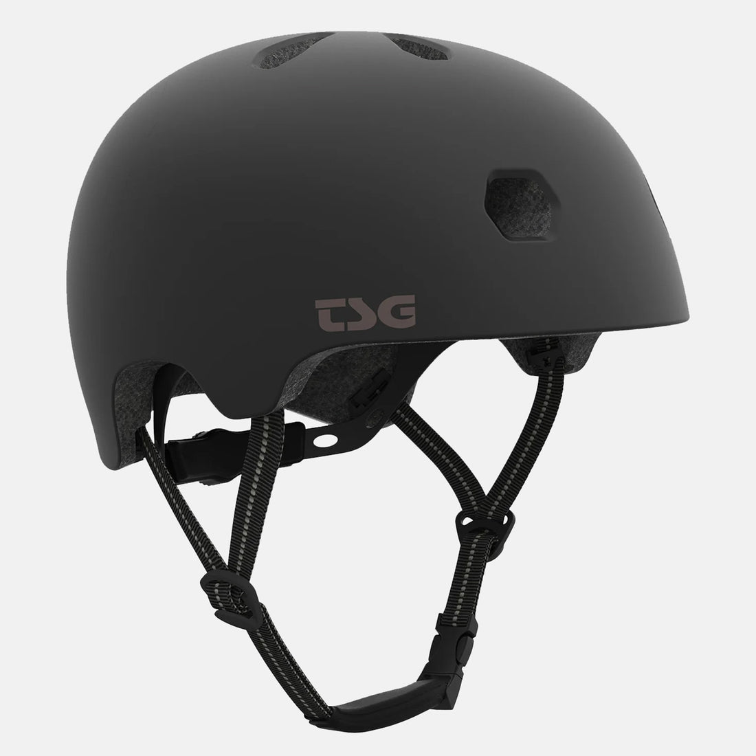 TSG Meta Solid Color Helm - Satin Black Schwarz Bild 1