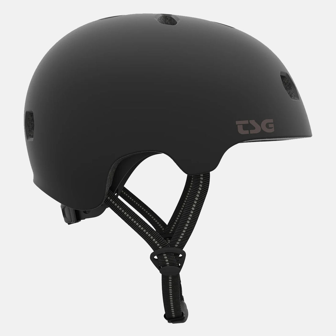 TSG Meta Solid Color Helm - Satin Black Schwarz Bild 2