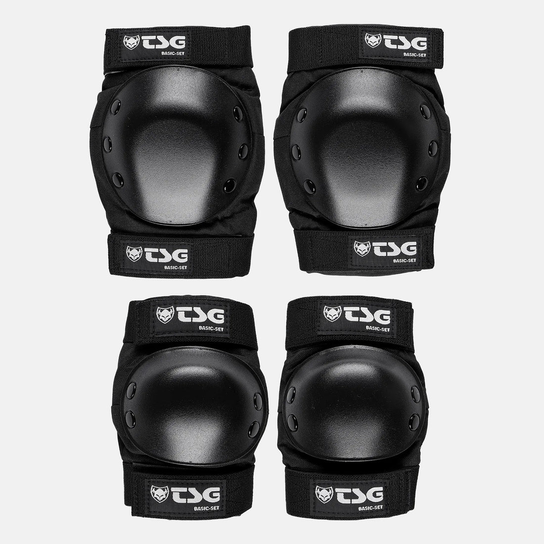 TSG Plain Protection-Set - Black Schwarz Bild 1