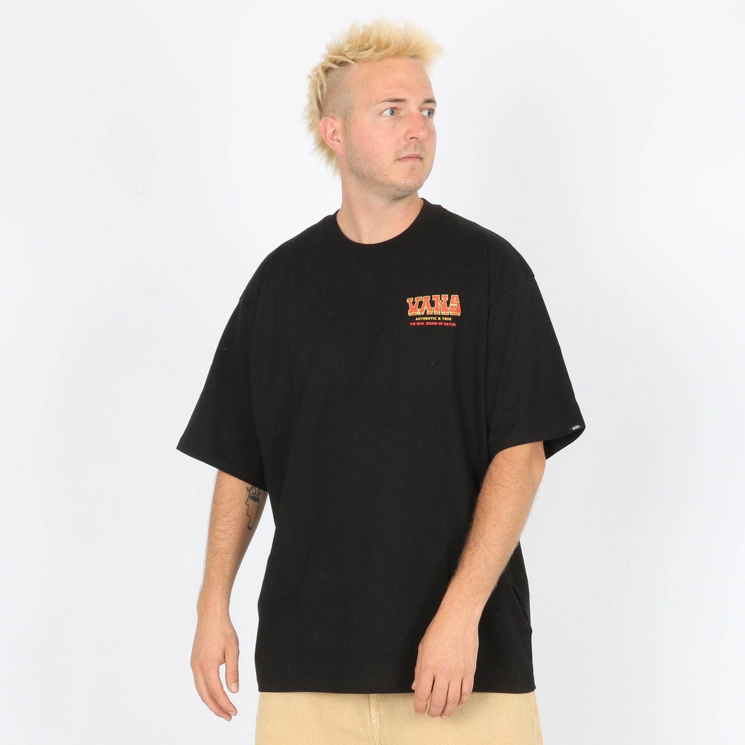 VANS Authentic And True Loose T-Shirt - Black - Blowout Skateshop