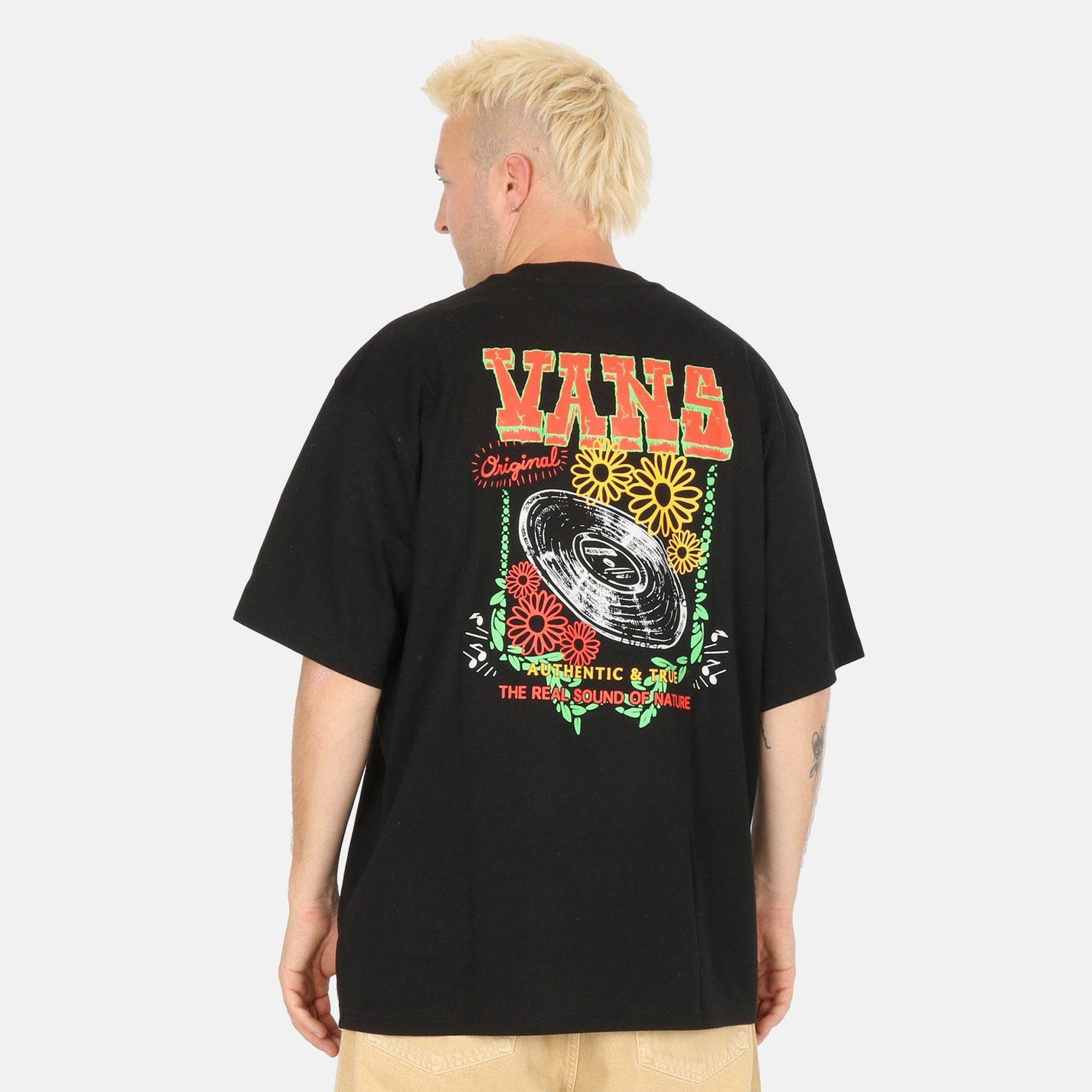 VANS Authentic And True Loose T-Shirt - Black - Blowout Skateshop