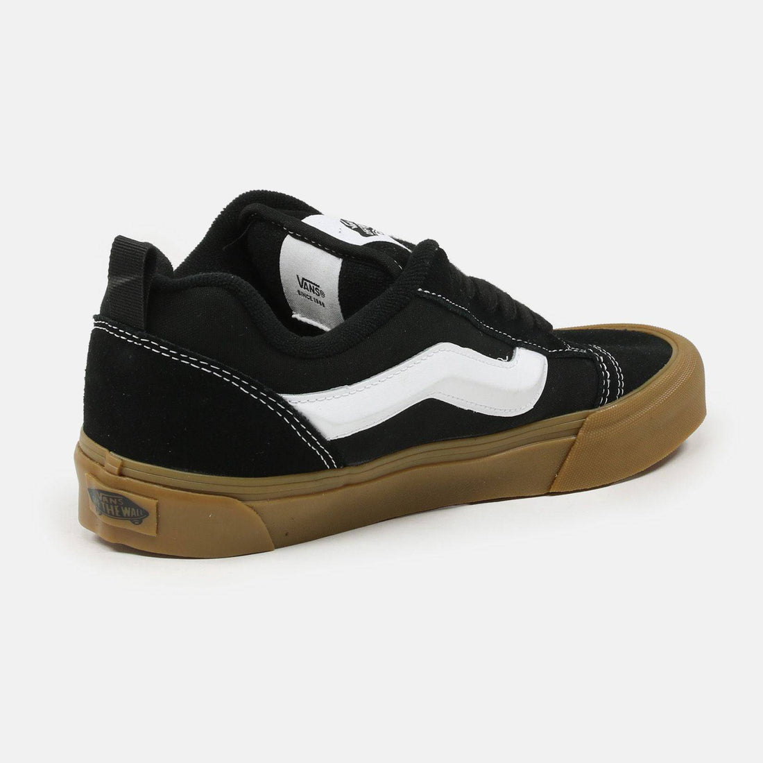 VANS Knu Skool Sneaker - Black / Gum - Blowout Skateshop