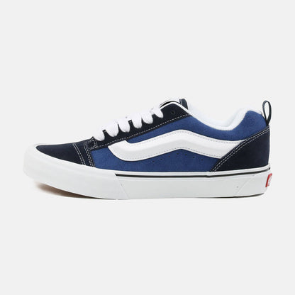 VANS Knu Skool Sneaker - Navy / White - Blowout Skateshop