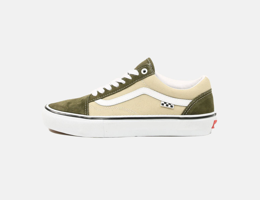 VANS MN Skate Old Skool Sneaker - Dark Olive/White - Blowout Skateshop