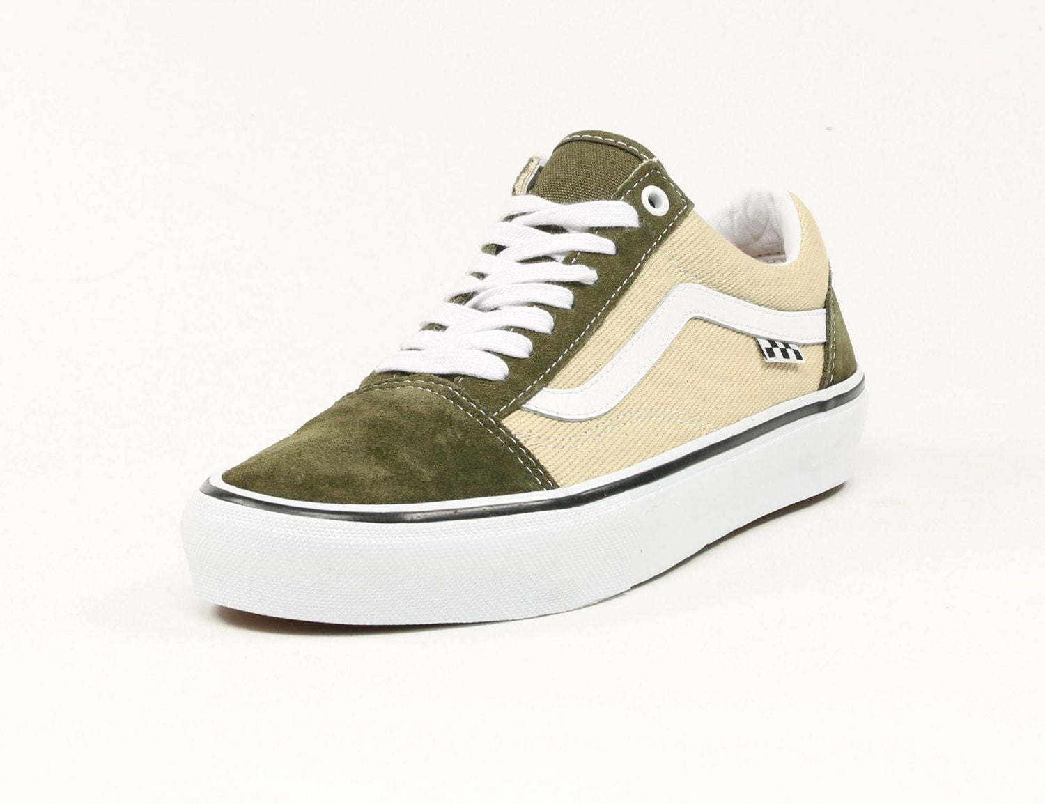 VANS MN Skate Old Skool Sneaker - Dark Olive/White - Blowout Skateshop