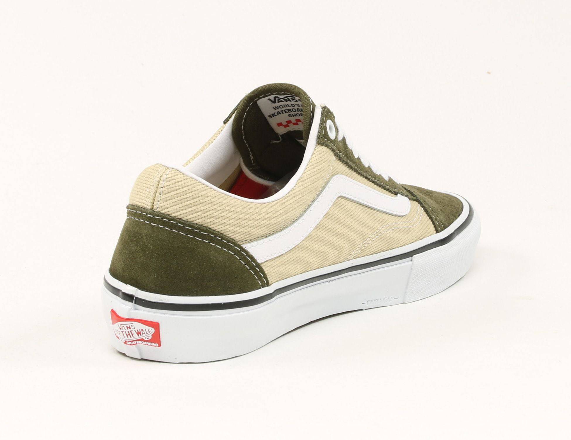 VANS MN Skate Old Skool Sneaker - Dark Olive/White - Blowout Skateshop