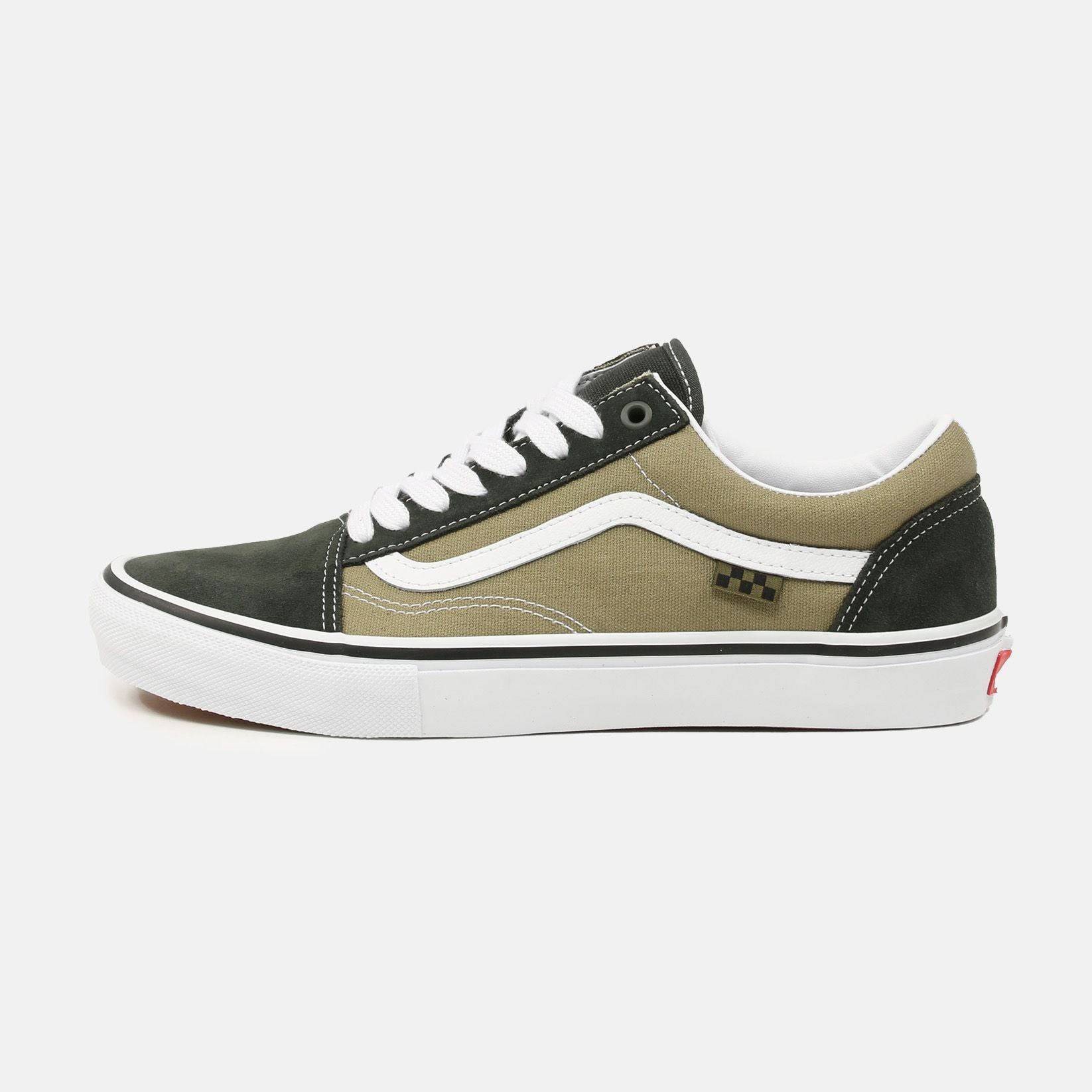 VANS Skate Old Skool Sneaker - Goth Olive - Blowout Skateshop