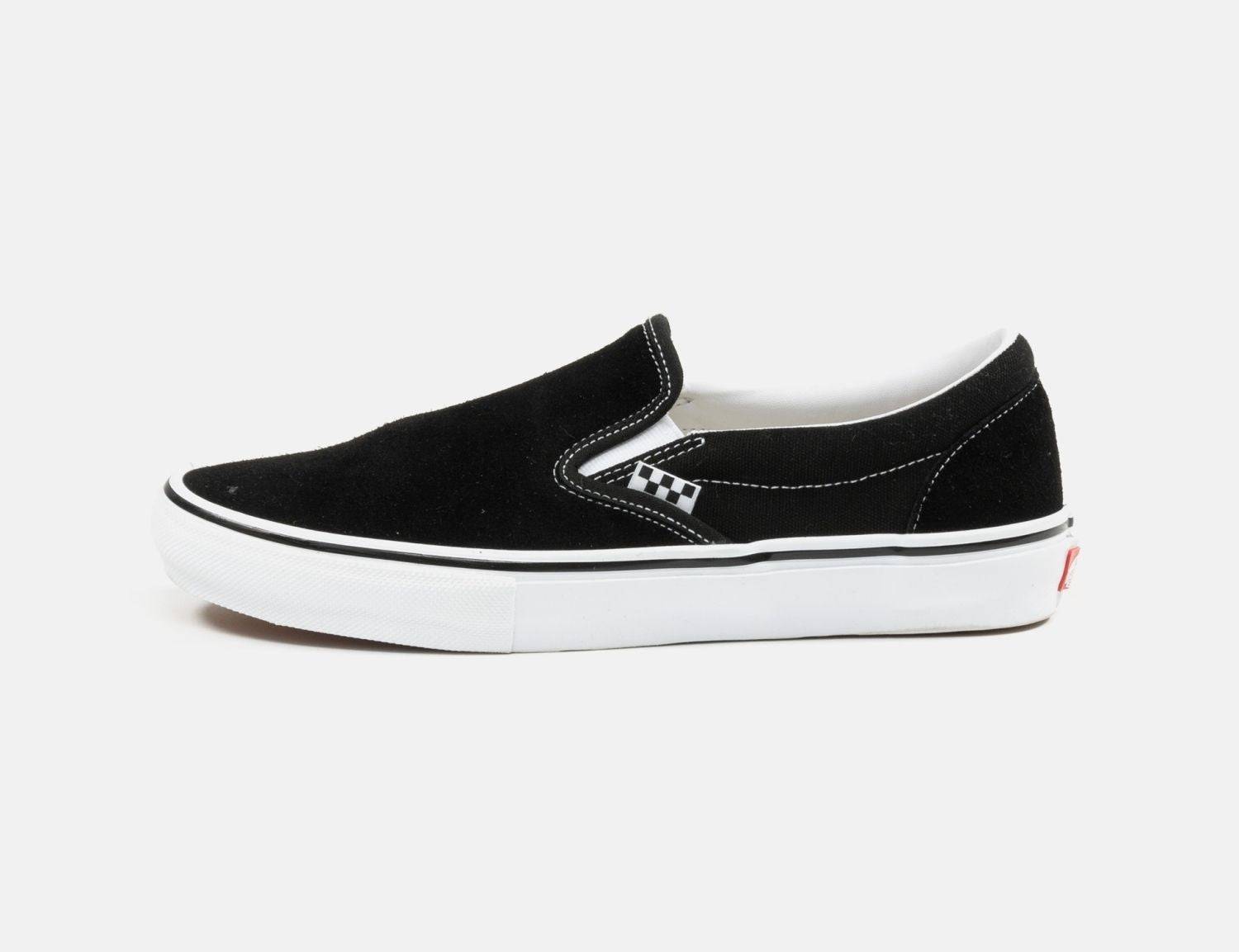 VANS Skate Slip-On - Black / White - Blowout Skateshop