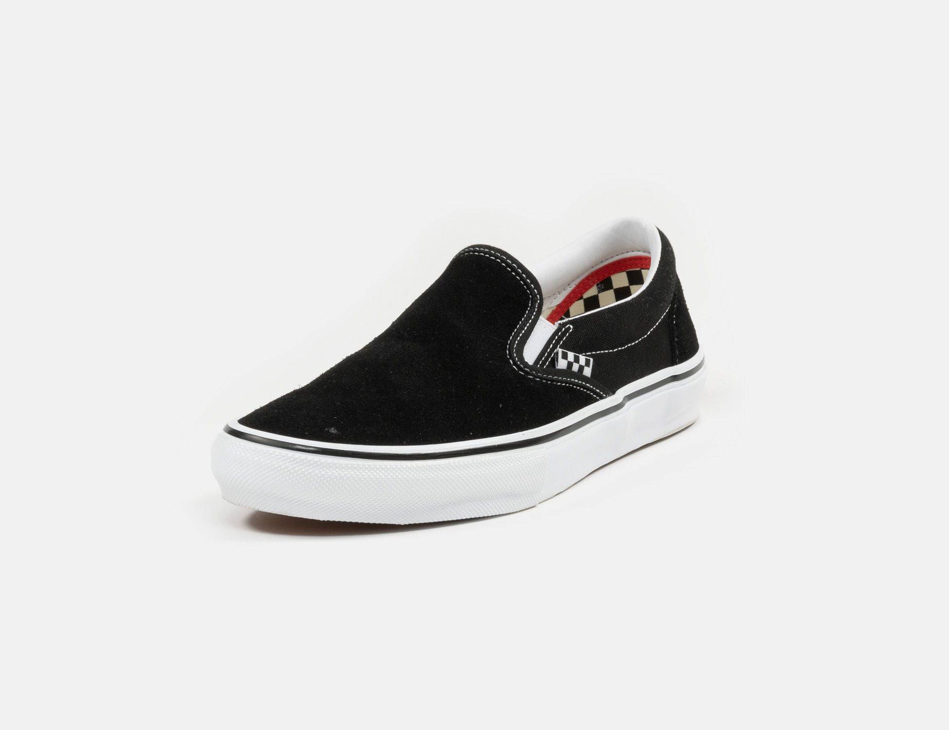 VANS Skate Slip-On - Black / White - Blowout Skateshop