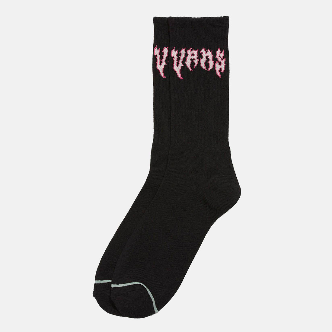 VANS Sunface Crew Socks - Black - Blowout Skateshop