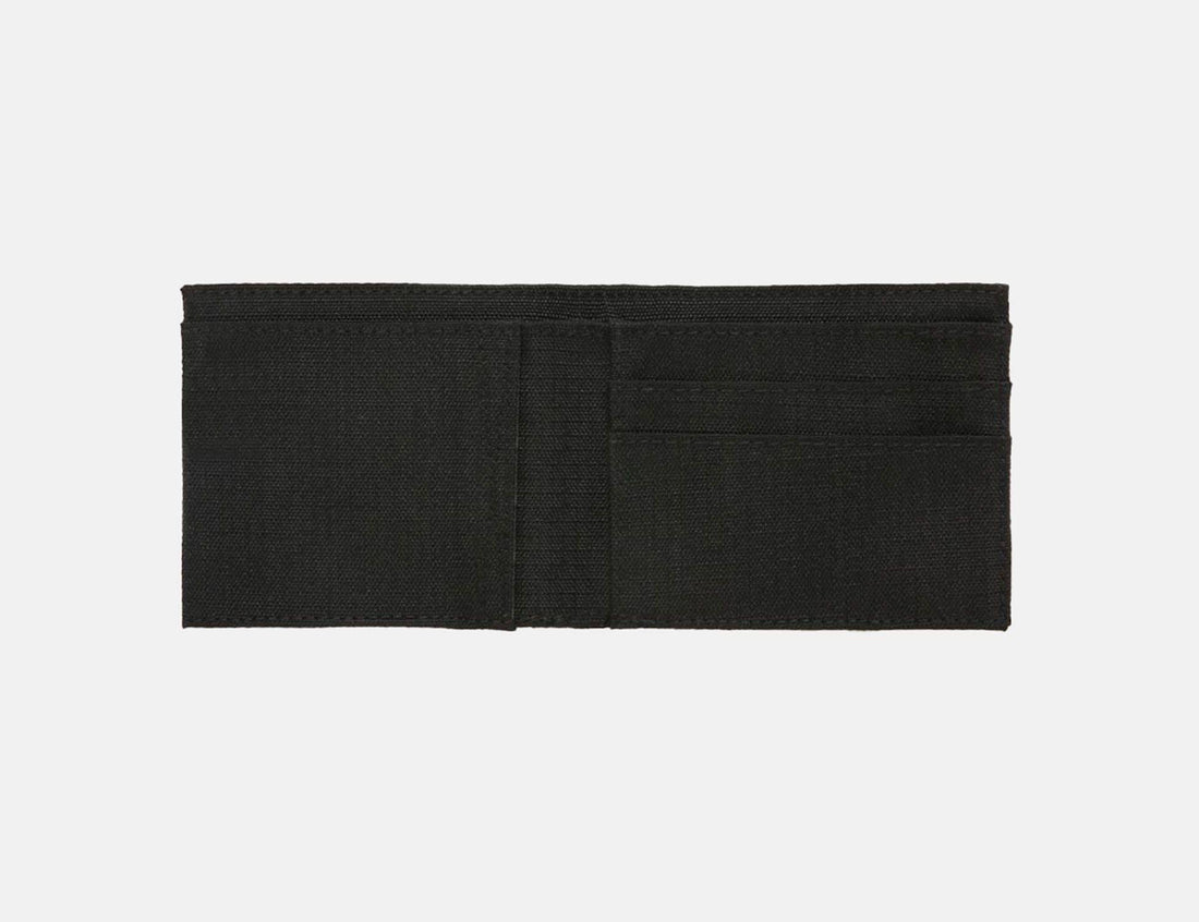 VANS Ultra Thin Wallet - Black / White - Blowout Skateshop