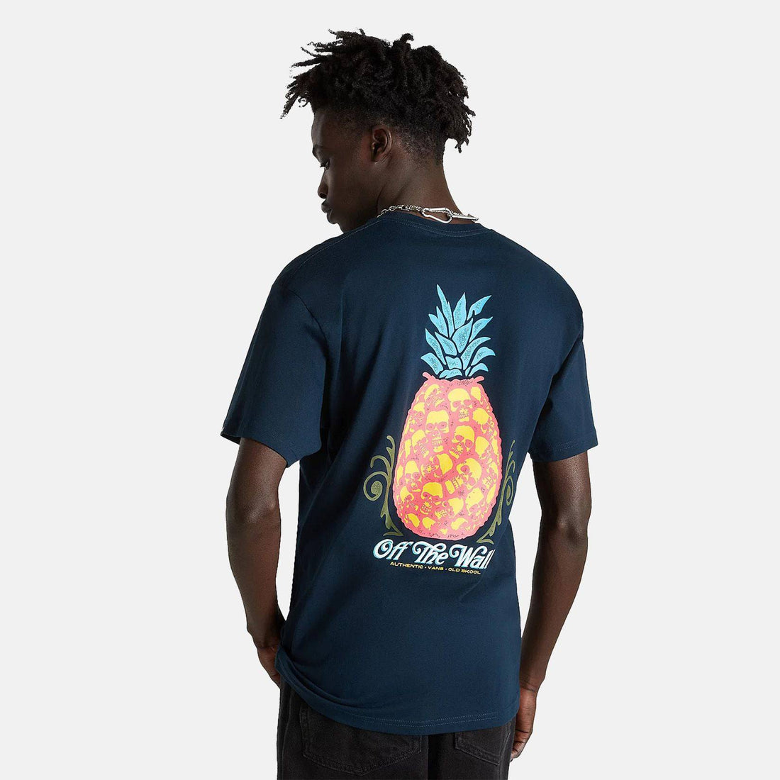 VANS Pineapple Skull T-Shirt - Navy Bild 1