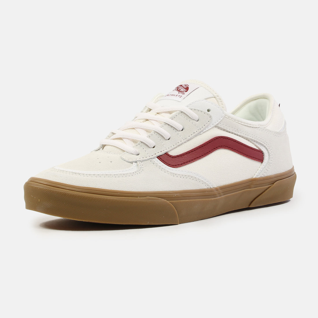 VANS Skate Rowley Sneaker - Red / White / Gum Weiß Bild 2