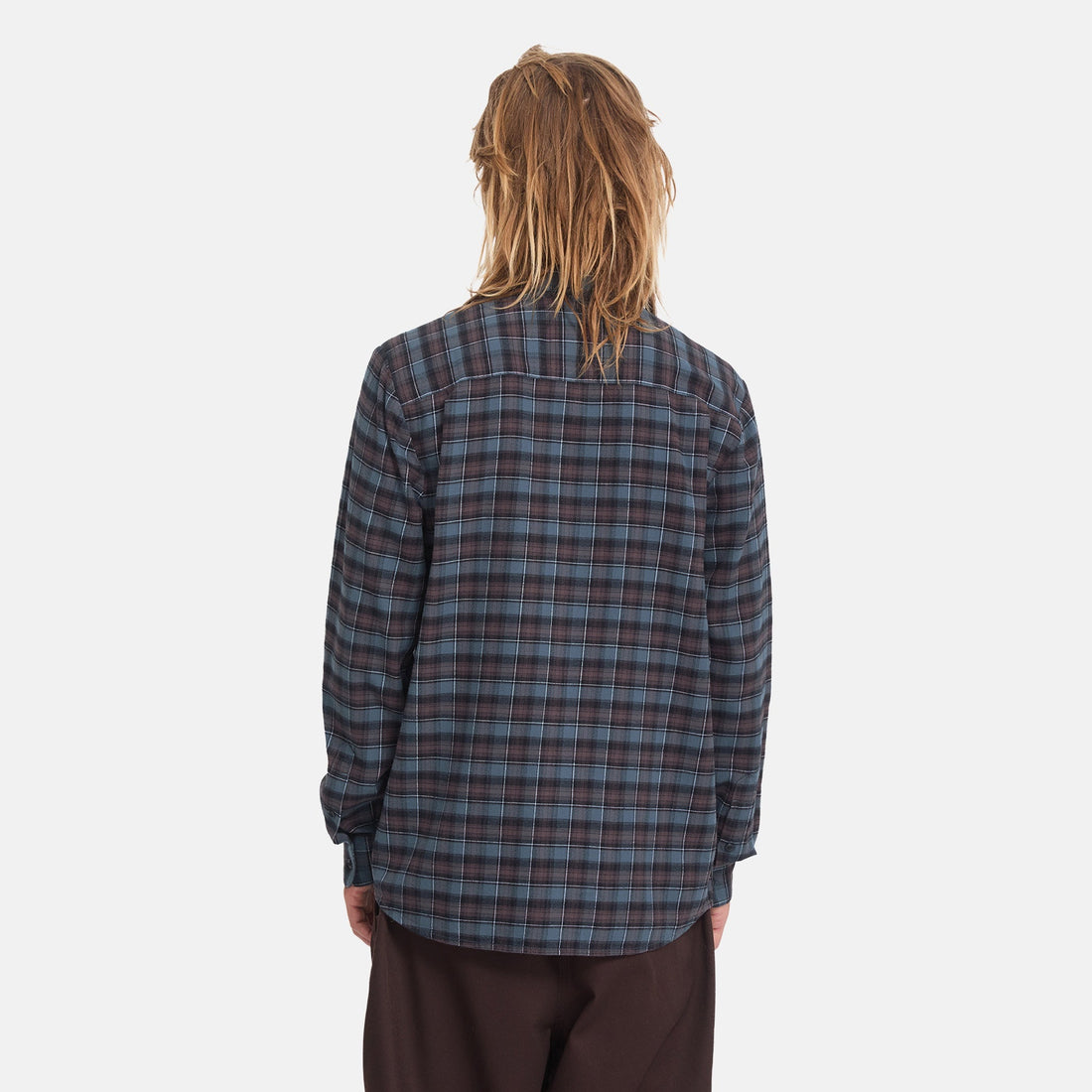 Volcom Caden Plaid Hemd - Raisin, Rückansicht