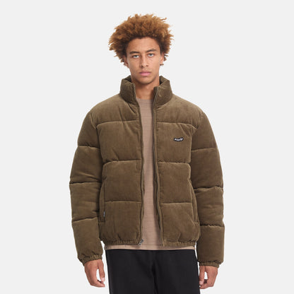 Volcom Walltz Cord Jacke - Earth, Vorderansicht