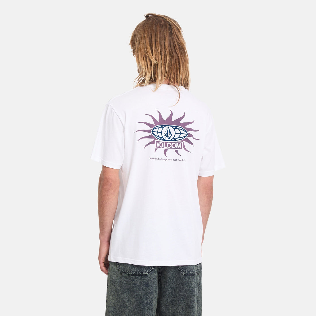 Volcom Sunlog BSC T-Shirt - White, Rückansicht