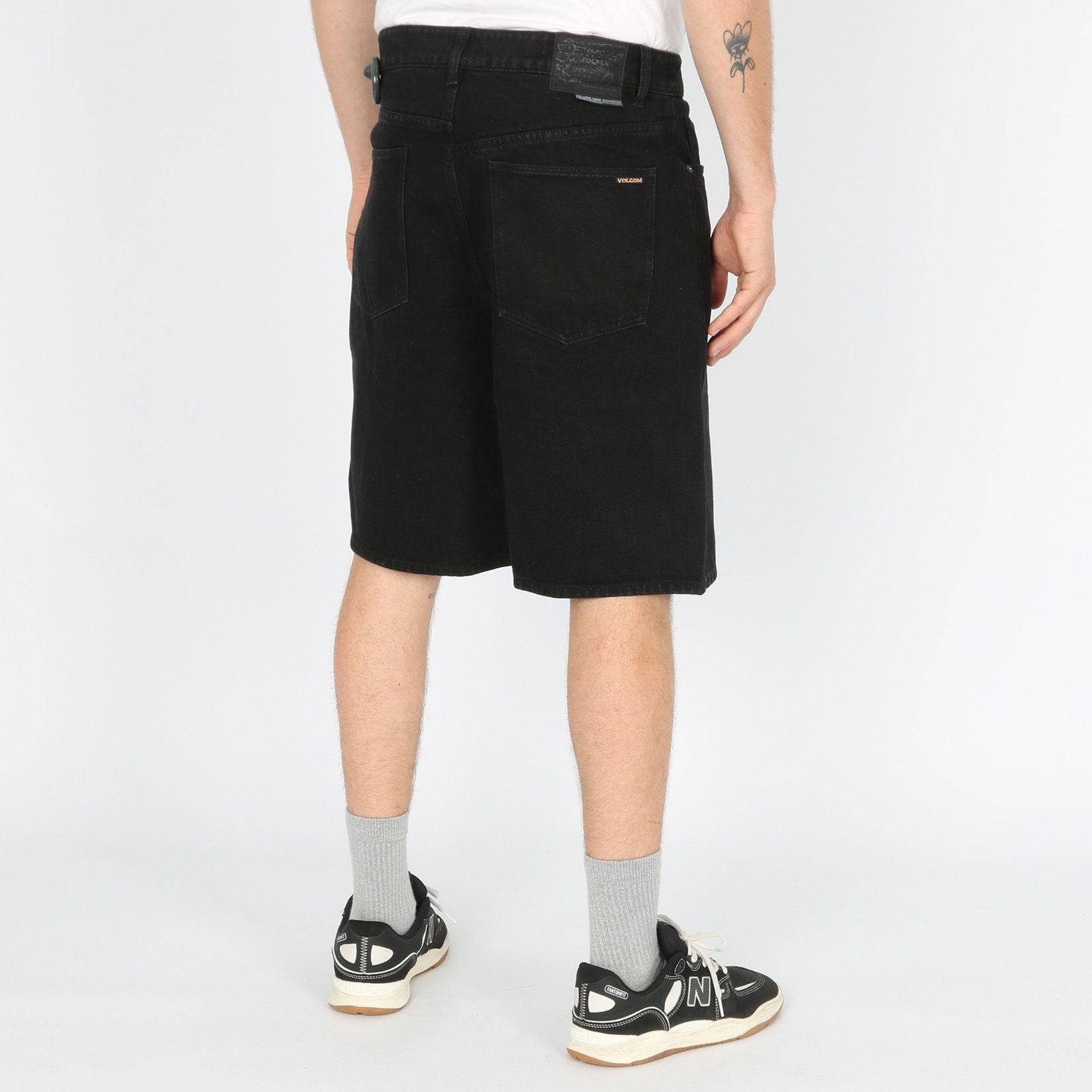 Volcom Billow Denim Short - Black - Blowout Skateshop