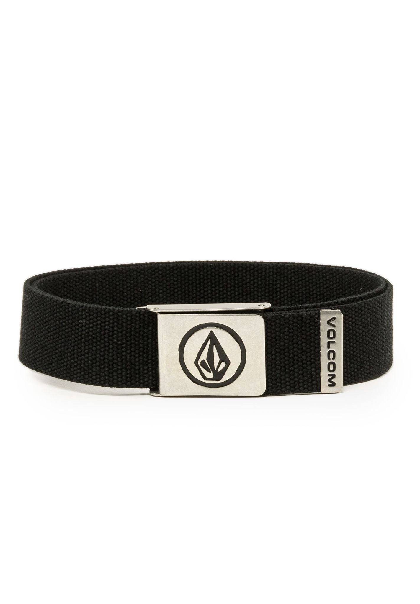 Volcom Circle Web Belt - Black - Blowout Skateshop