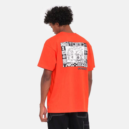 Volcom FA Keutchi 3 T-Shirt - Bright Red - Blowout Skateshop