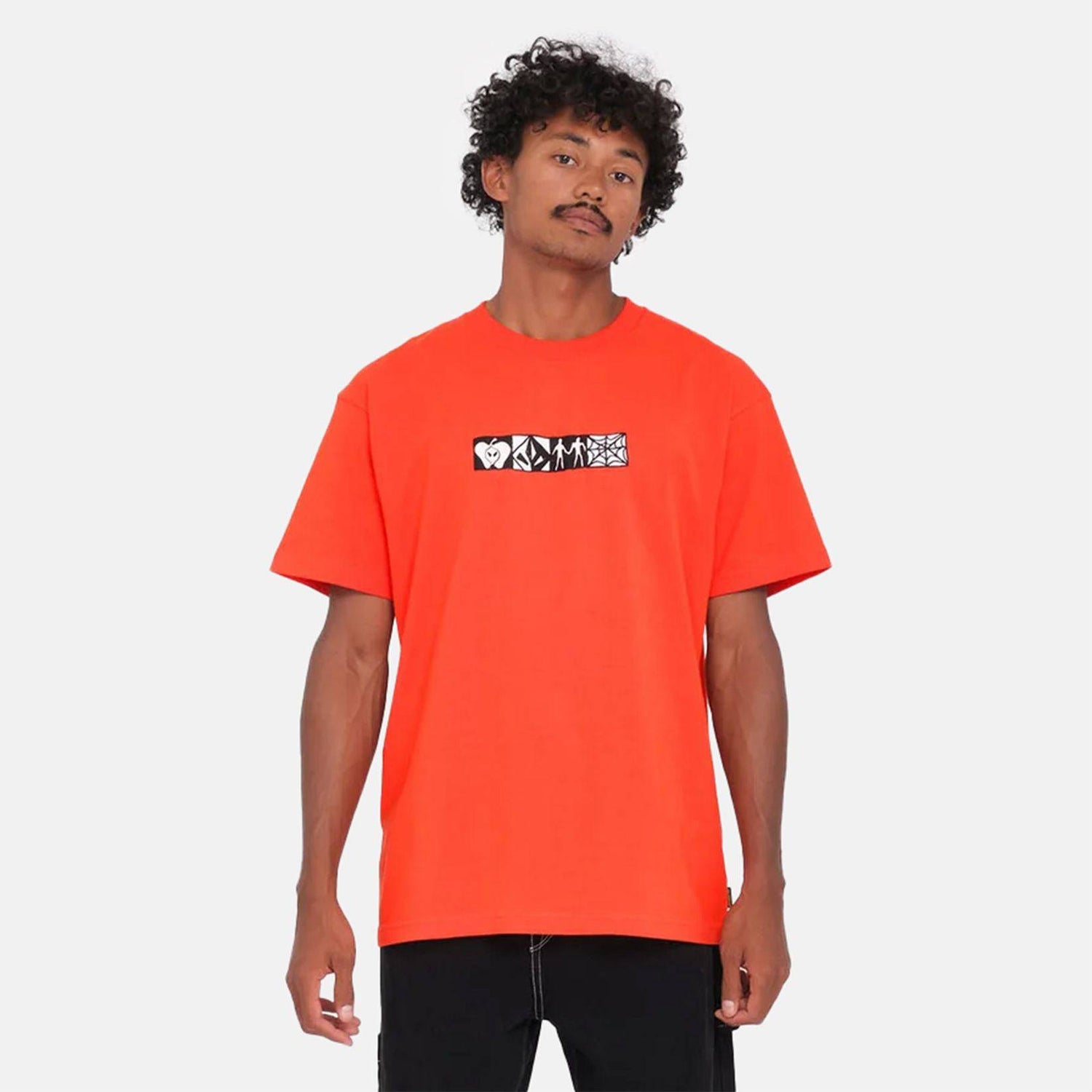 Volcom FA Keutchi 3 T-Shirt - Bright Red - Blowout Skateshop