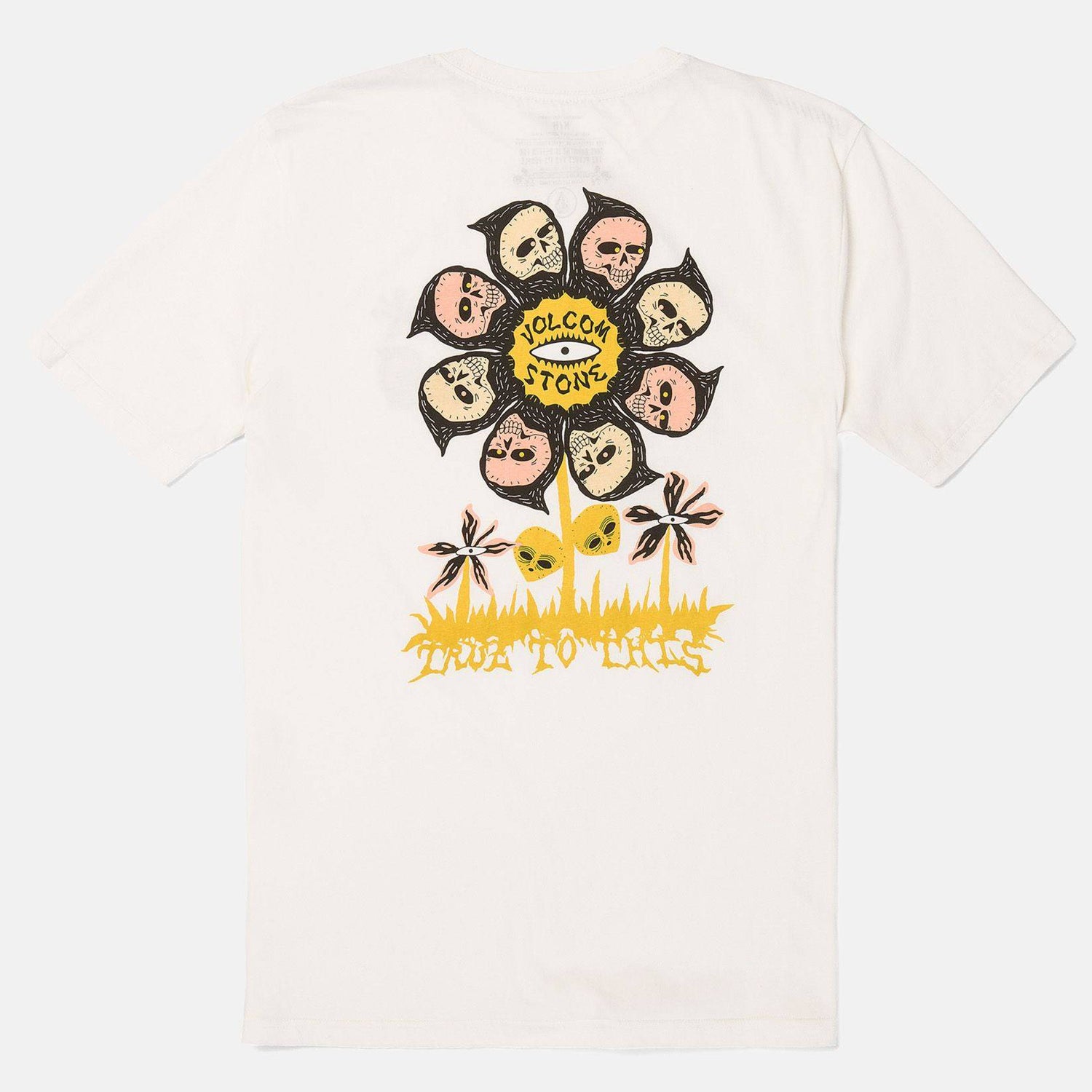 Volcom Flower Budz T-Shirt - Off White - Blowout Skateshop