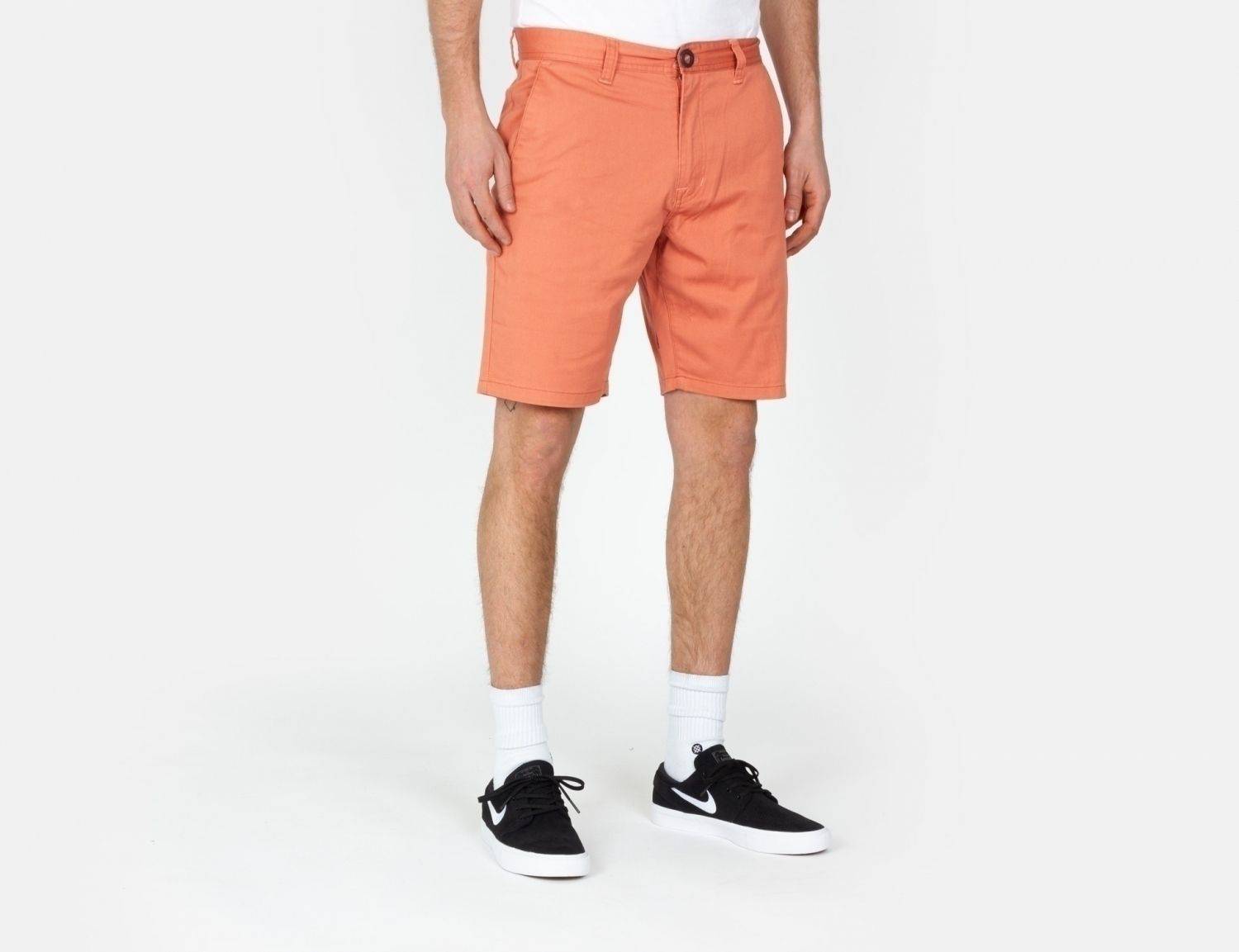 Volcom Frickin Mdrn Stch 19&quot; Chino Shorts - Clay Orange - Blowout Skateshop