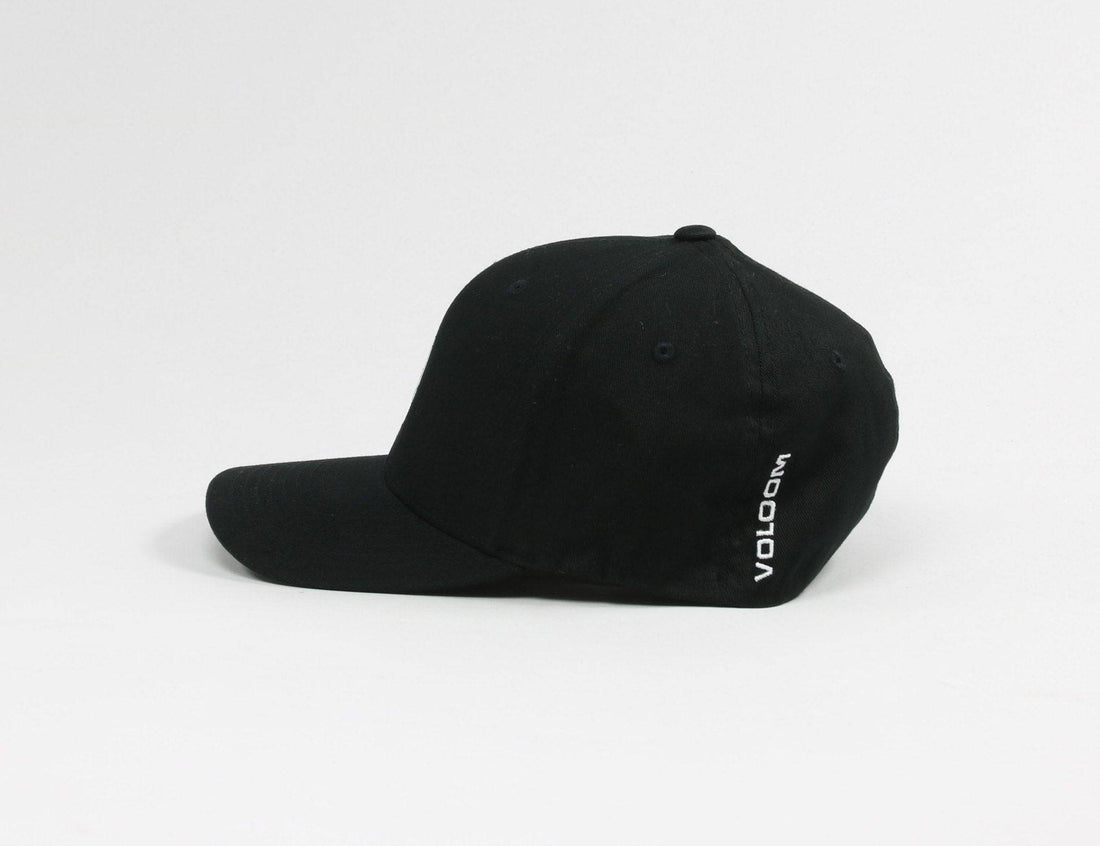 Volcom Full Stone Flexfit Cap - Black - Blowout Skateshop