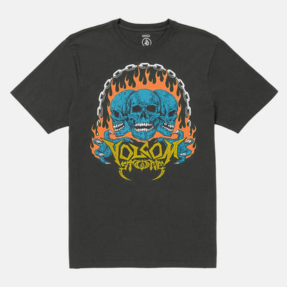 Volcom Hot Headed T-Shirt - Stealth - Blowout Skateshop