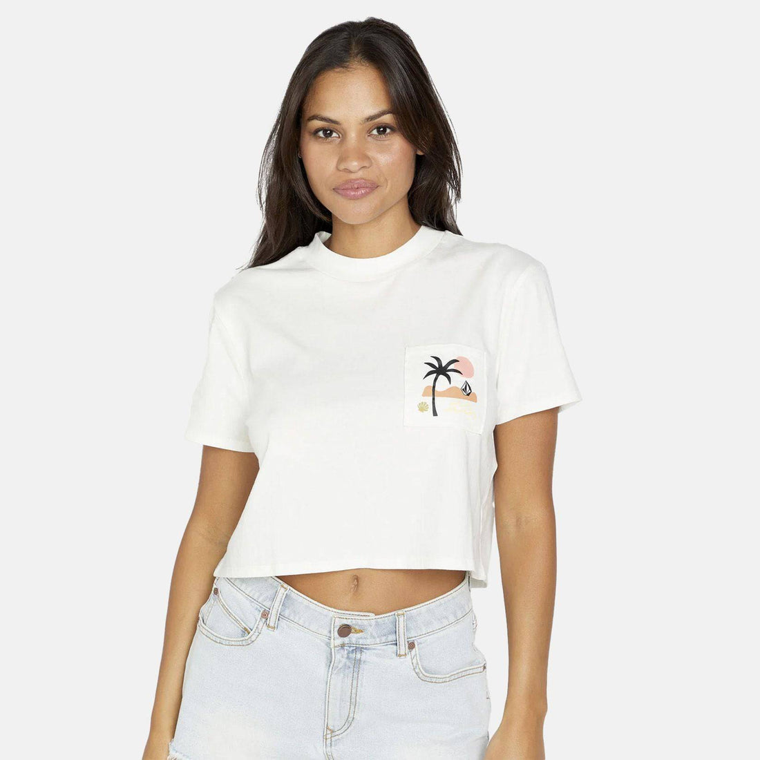 Volcom Pocket Dial T-Shirt - Star White - Blowout Skateshop