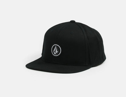 Volcom Quarter Twill Snapback Cap - Black - Blowout Skateshop