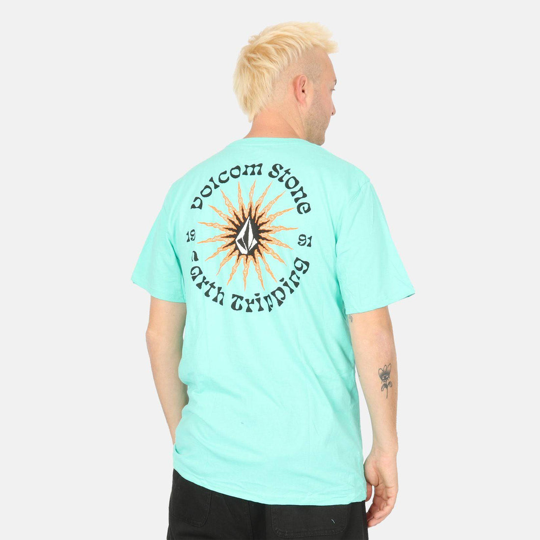 Volcom Scorcho FTY T-Shirt - Dusty Aqua - Blowout Skateshop