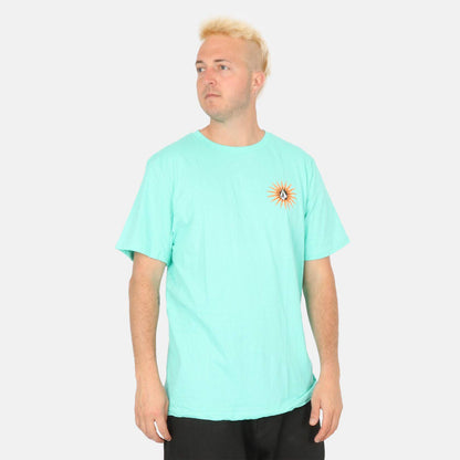 Volcom Scorcho FTY T-Shirt - Dusty Aqua - Blowout Skateshop