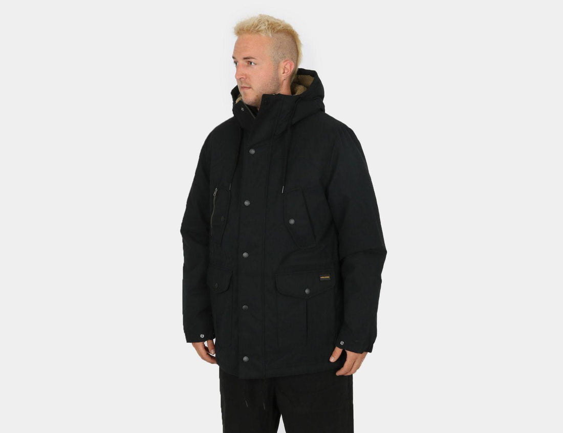 Volcom Starget 5k Parka - Black - Blowout Skateshop