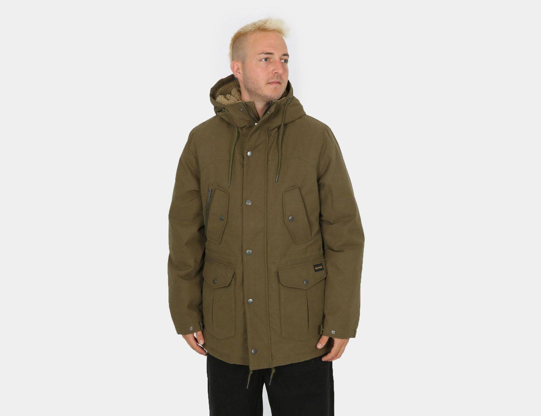 Volcom Starget 5K Parka - Military - Blowout Skateshop