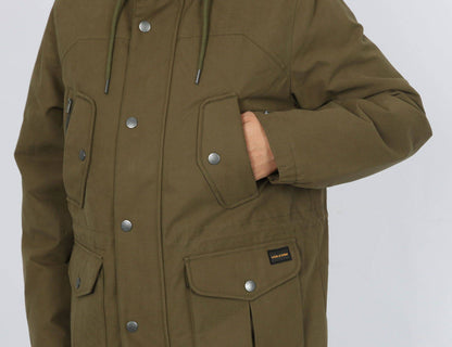 Volcom Starget 5K Parka - Military - Blowout Skateshop