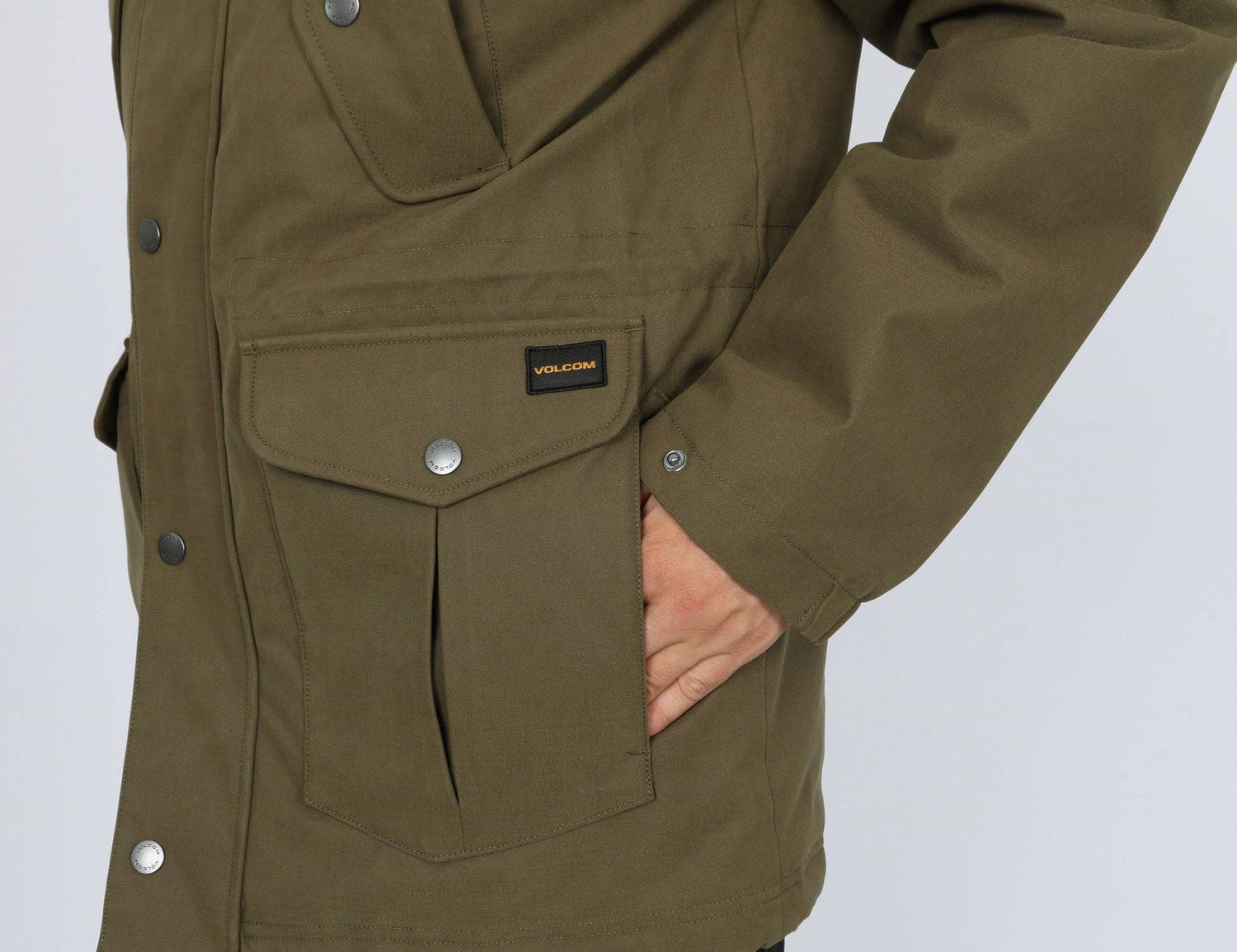 Volcom Starget 5K Parka - Military - Blowout Skateshop