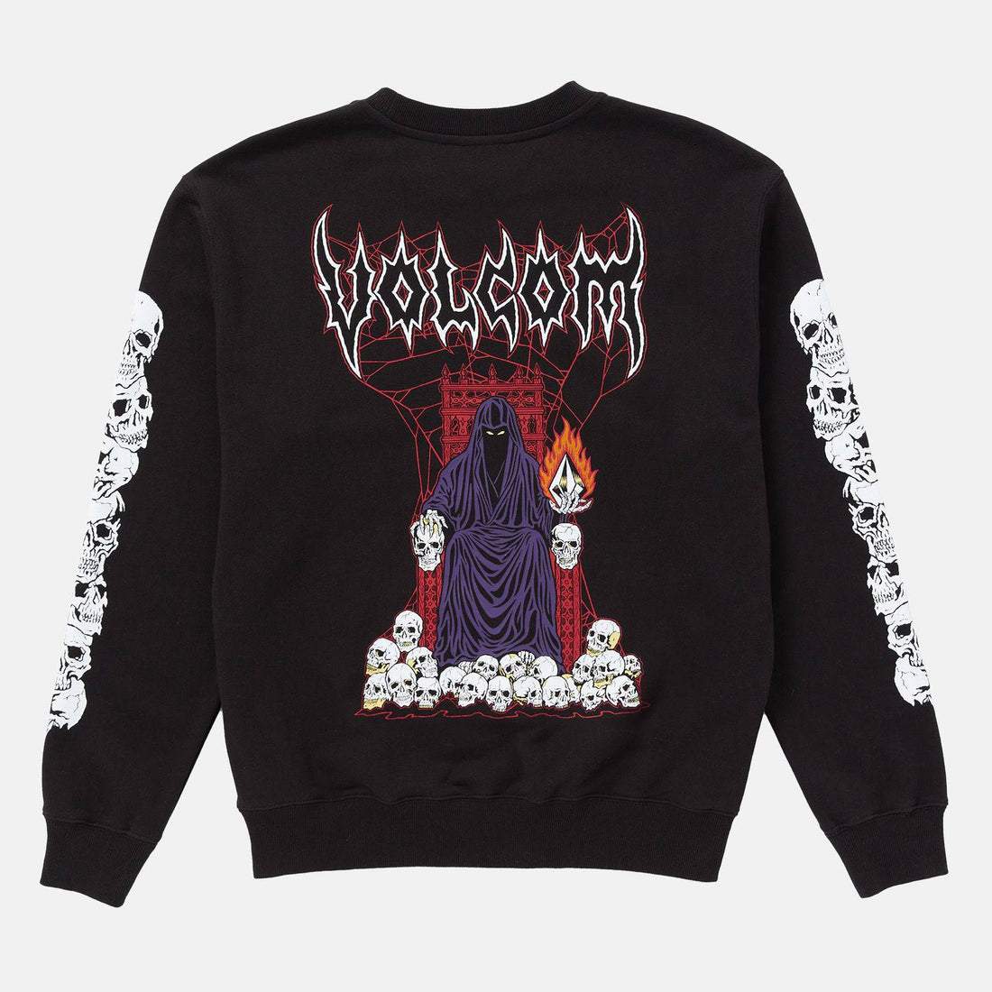 Volcom Stone Lord Crewneck - Black - Blowout Skateshop