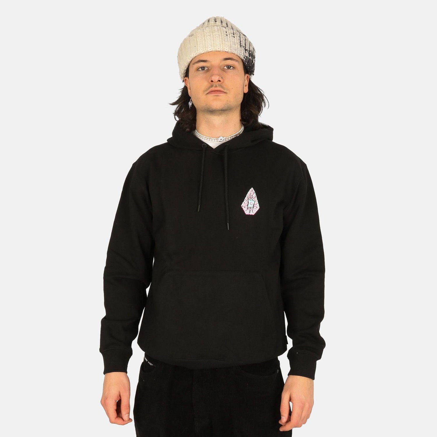 Volcom Tetsunori Fleece Pullover - Black - Blowout Skateshop