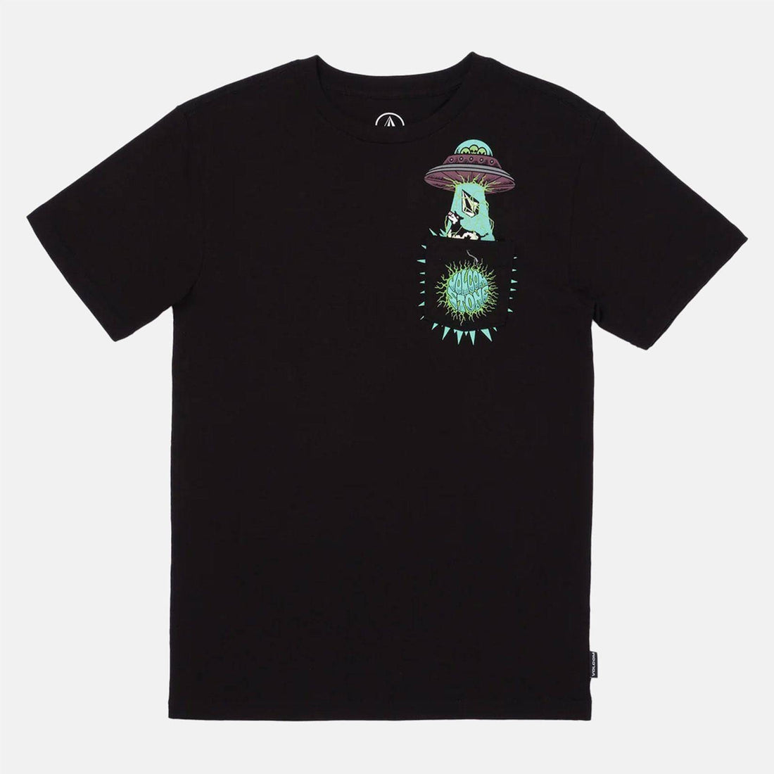 Volcom Udder Space Kids T-Shirt - Black - Blowout Skateshop