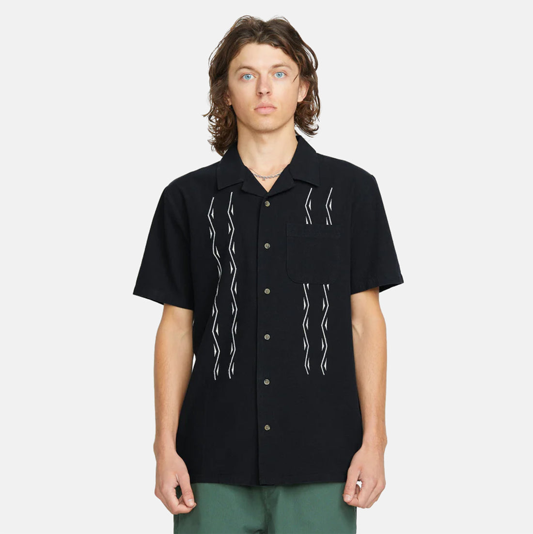 Volcom Bayamstone Hemd - Black Schwarz Bild 1